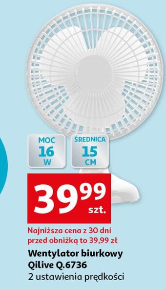 Auchan Wentylator q.6736 qilive oferta