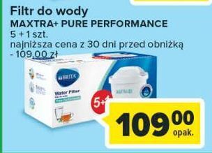 Carrefour Wkład filtrujący pure performance (niebieski) brita maxtra+ oferta