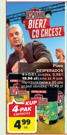 Carrefour Piwo desperados oferta