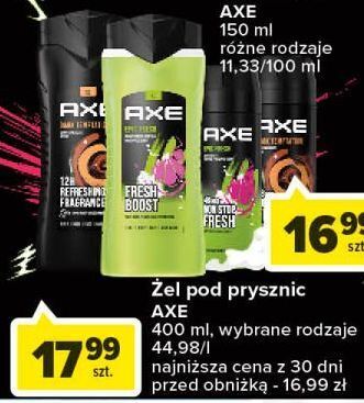 Carrefour Zel pod prysznic axe epic fresh oferta