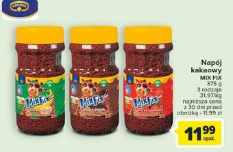 Carrefour Kakao rozpuszczalne kruger mix fix oferta