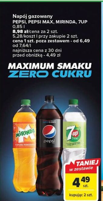 Carrefour Napój pepsi max oferta