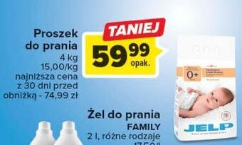 Carrefour Hipoalergiczny proszek do prania kolorów jelp 0+ (dawniej soft) oferta