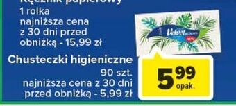 Carrefour Chusteczki higieniczne velvet oferta