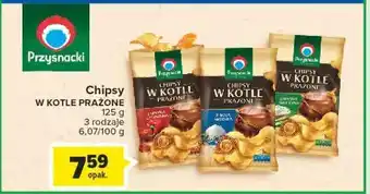 Carrefour Chipsy w kotle prażone z papryką przysnacki oferta