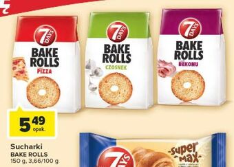 Carrefour Bake rolls bekon 7 days rolls oferta