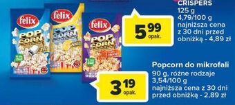 Carrefour Popcorn solony felix pop corn oferta