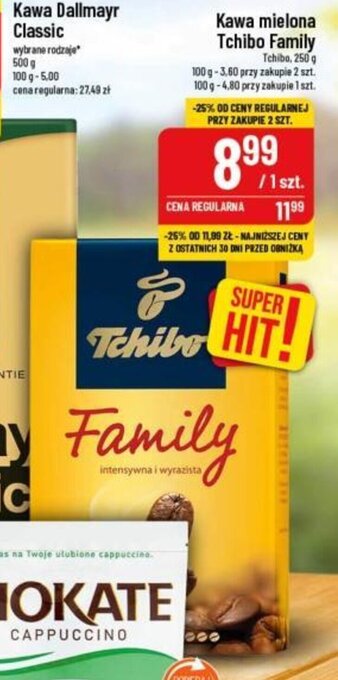 Polomarket Kawa mielona Tchibo Family 250 g oferta