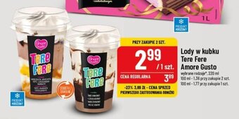 Polomarket Lody w kubku Tere Fere Amore Gusto, 220 ml oferta
