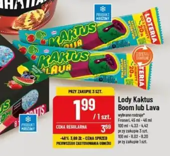Polomarket Lody Kaktus Boom lub Lava 45-46 ml oferta