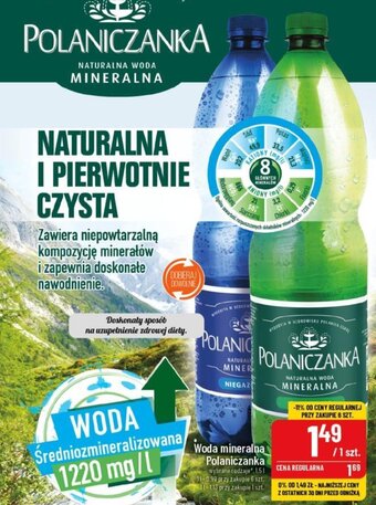 Polomarket Woda mineralna Polaniczanka 1,5 l oferta