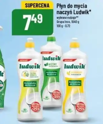 Polomarket Płyn do mycia naczyń Ludwik 1040 g oferta
