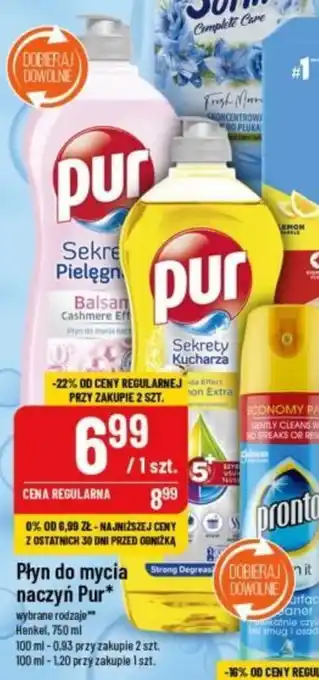 Polomarket Płyn do mycia naczyń Pur 750 ml oferta