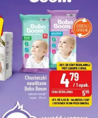 Polomarket Chusteczki nawilżane Bobo Boom 80 szt. / opak. oferta