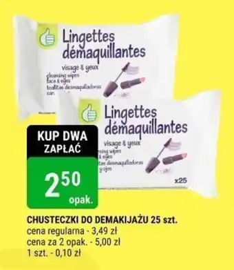 CHUSTECZKI DO DEMAKIJAŻU 25 szt./opak.