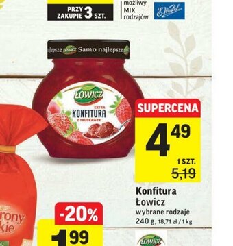 Intermarche Konfitura Łowicz 240g oferta