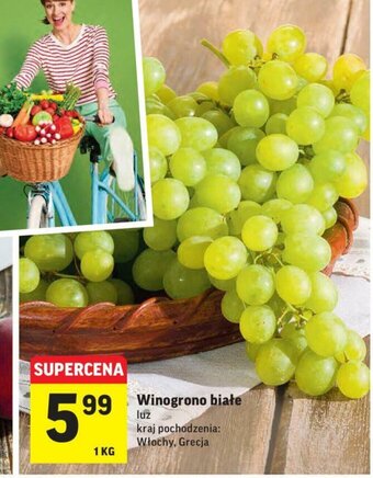 Intermarche Winogrono białe 1kg oferta
