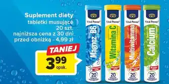 Carrefour Tabletki musujące witamina c oferta