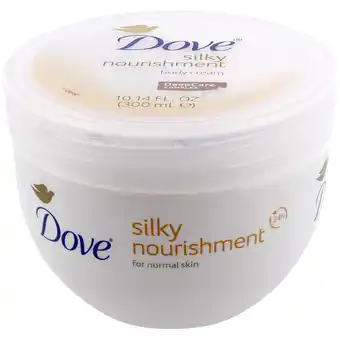 Action Krem do ciała dove silky nourishment oferta