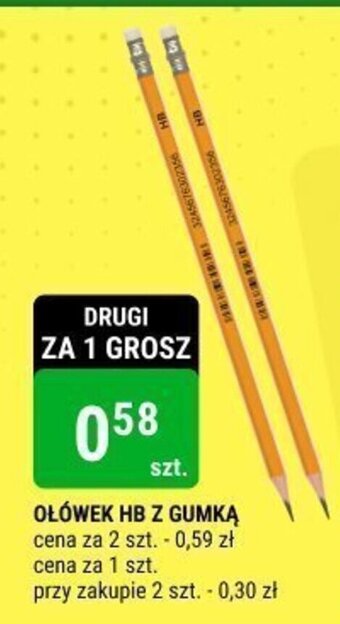 bi1 OŁÓWEK HB Z GUMKĄ oferta