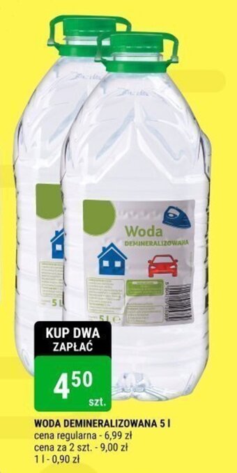 bi1 WODA DEMINERALIZOWANA 5 l oferta