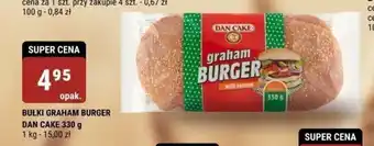 BUŁKI GRAHAM BURGER DAN CAKE 330 g