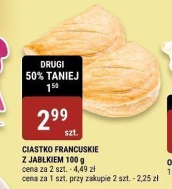 bi1 CIASTKO FRANCUSKIE Z JABŁKIEM 100 g oferta