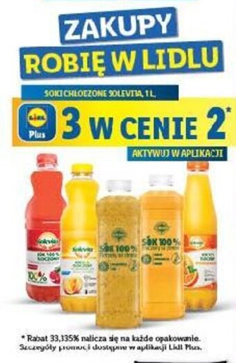 Lidl Solevita Soki chłodzone 1l oferta