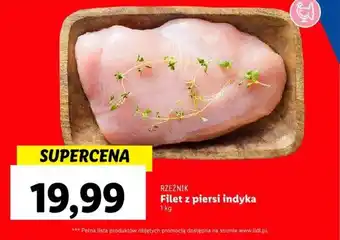 Lidl RZEŹNIK Filet z piersi indyka 1 kg oferta
