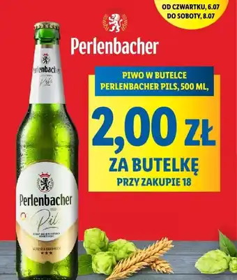 Lidl Perlenbacher PIWO W BUTELCE PILS, 500 ML, oferta