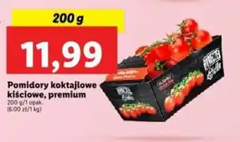 Lidl Pomidory koktajlowe kiściowe, premium 200 g/1 opak. oferta