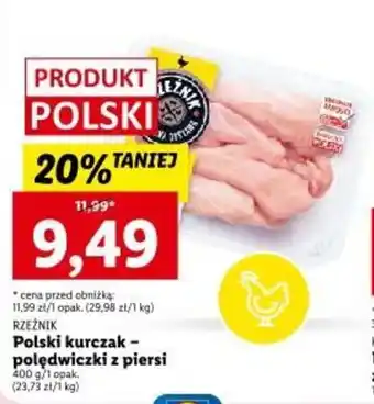 Lidl Polski kurczak - polędwiczki z piersi 400 g oferta