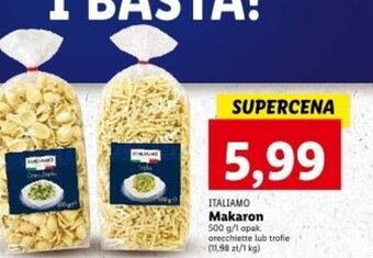 Lidl ITALIAMO Makaron 500 g oferta
