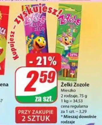 Dino Żelki Zozole Mieszko 75 g oferta