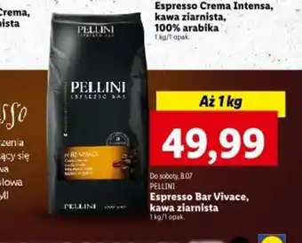 Lidl PELLINI Espresso Crema Intensa, kawa ziarnista 1kg oferta