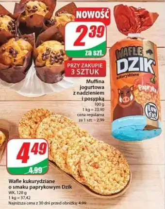 Dino Wafle kukurydziane o smaku paprykowym Dzik 120 g oferta