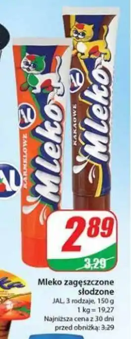 Dino Mleko zagęszczone słodzone 150 g oferta