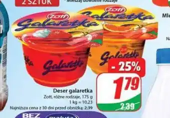 Dino Deser galaretka Zott, 175 g oferta