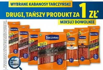 Lidl TARCZYNSKI wybrane kabanosy oferta