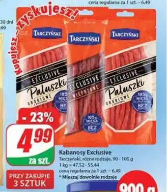 Dino Kabanosy Exclusive Tarczyński, 90 - 105 g oferta