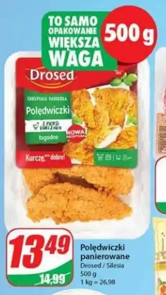 Dino Polędwiczki panierowane Drosed/Silesia 500 g oferta