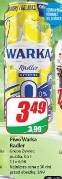 Dino Piwo Warka Radler 500 ml oferta
