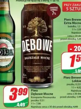 Dino Piwo Dębowe Mocne 500 ml oferta