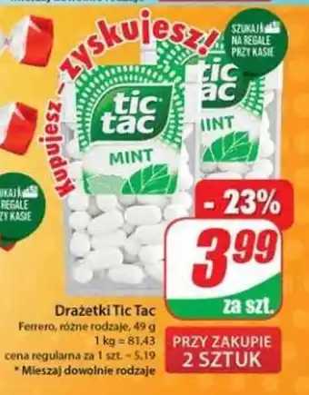Dino Drażetki Tic Tac, 49 g oferta