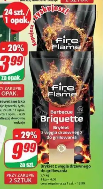 Dino Brykiet z węgla drzewnego do grillowania 2,5 kg oferta