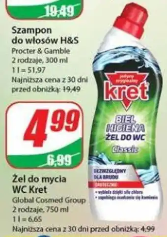 Dino Żel do mycia WC Kret 750 ml oferta