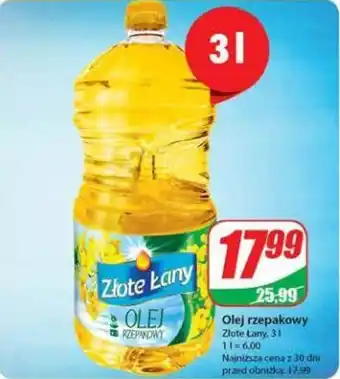 Dino Olej rzepakowy Złote Łany, 3 l oferta