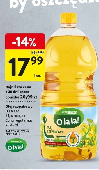 Intermarche Olej rzepakowy o la la! oferta
