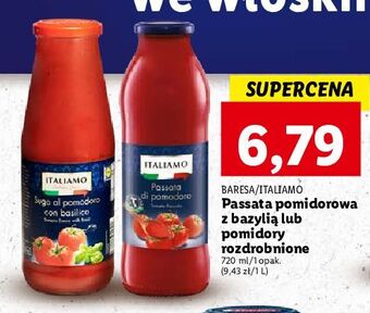 Lidl Passata pomidorowa baresa oferta