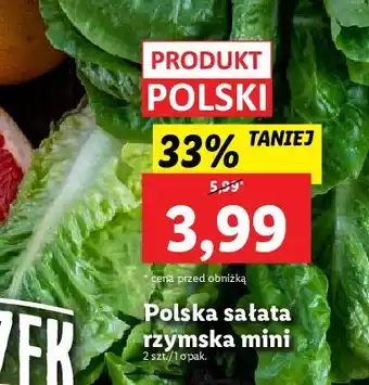 Lidl Sałata rzymska mini oferta